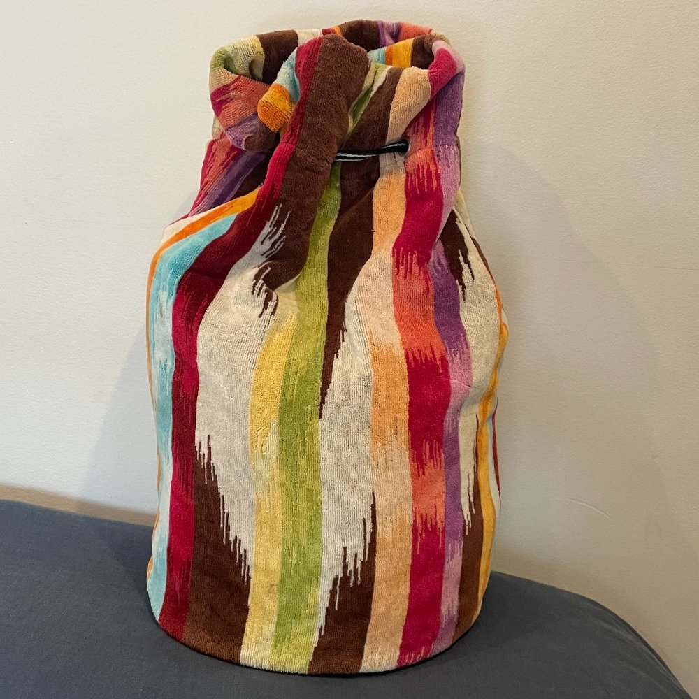 Missoni vintage towel tote